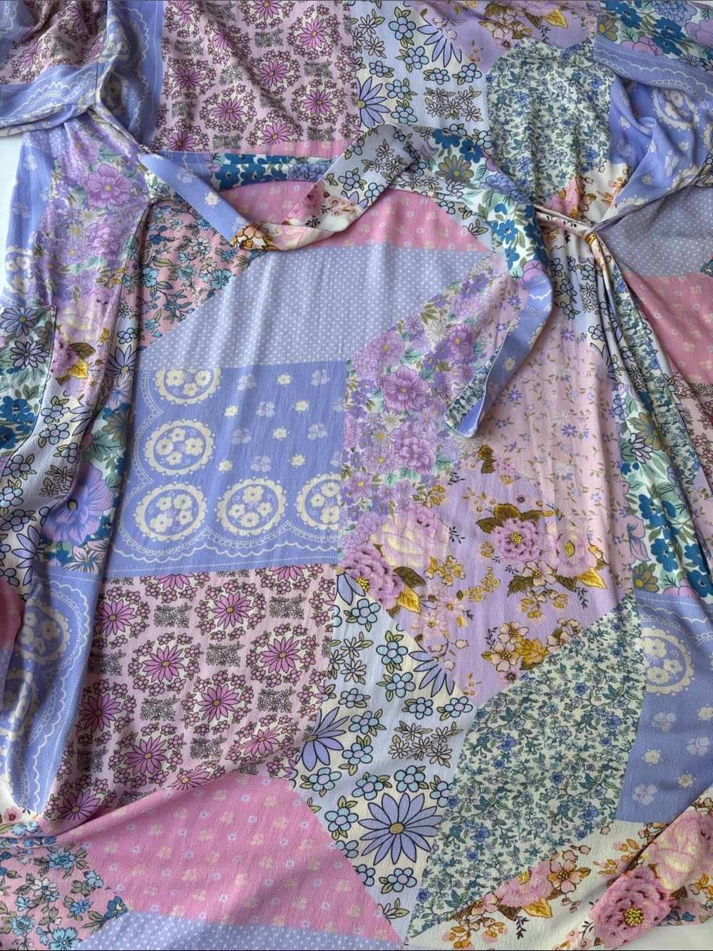 Spell Gypsy Collective Cha Cha Maxi Robe S/M Duster Coverup Lounge Long Pastel - Picture 10 of 17